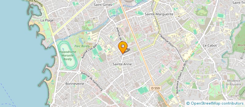 localisation de l'entreprise PHASE 400 à MARSEILLE