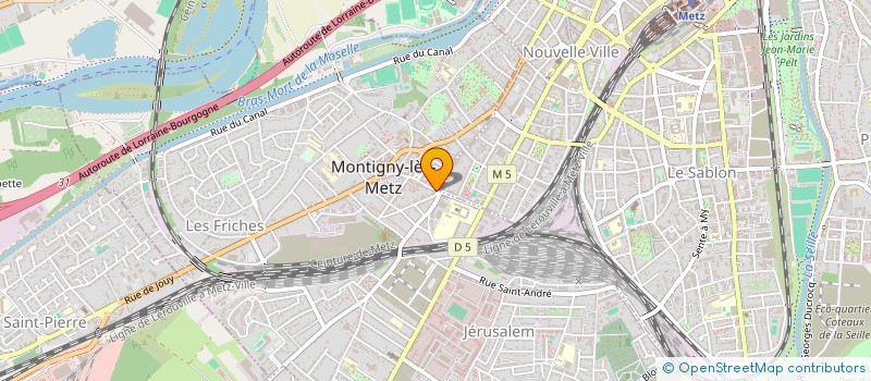 localisation de l'entreprise PHASE  MONTIGNY-LES-METZ