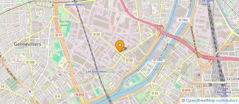 localisation de l'entreprise PHASE III à GENNEVILLIERS