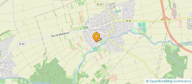 localisation de l'entreprise PHASE IMMO  GEISPOLSHEIM