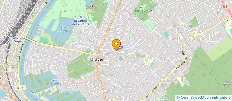 localisation de l'entreprise PHASE NEUTRE ELEC à DRAVEIL