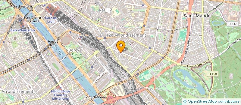 localisation de l'entreprise PHASE SA  PARIS