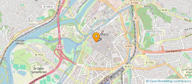 localisation de l'entreprise PHASE SANTE METZ  METZ