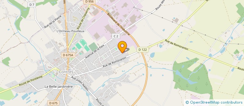 localisation de l'entreprise PHASELEC 41 à LE CONTROIS-EN-SOLOGNE