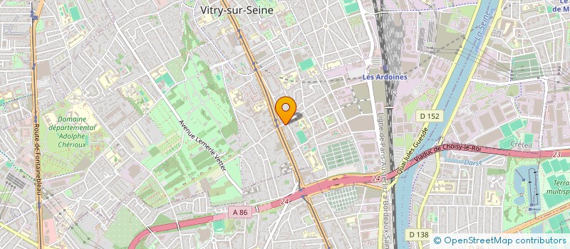 localisation de l'entreprise PHASEO  VITRY-SUR-SEINE