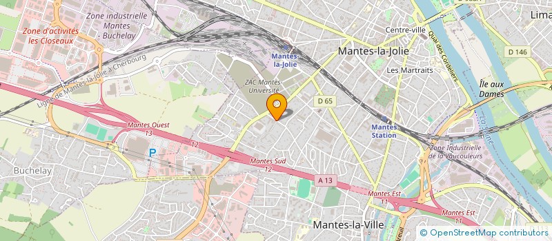 localisation de l'entreprise PHASES  MANTES-LA-VILLE