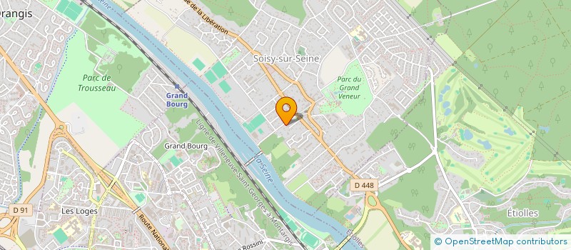 localisation de l'entreprise PHASICS à SOISY-SUR-SEINE