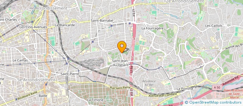 localisation de l'entreprise PHASILAB à MARSEILLE