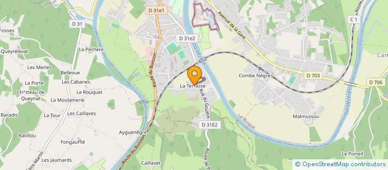 localisation de l'entreprise PHASME  MAUZENS-ET-MIREMONT