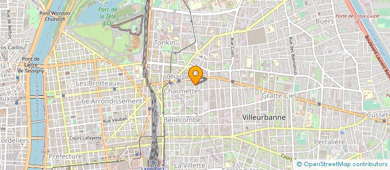 localisation de l'entreprise PHASME CREATION GRAPHIQUE ABREV PHASME à VILLEURBANNE