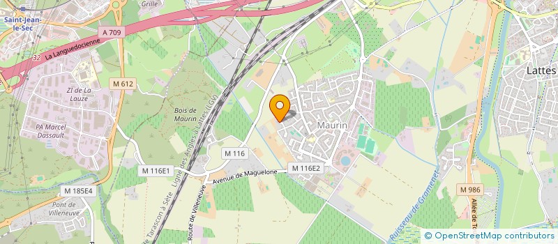 localisation de l'entreprise PHASMES LAND à LATTES