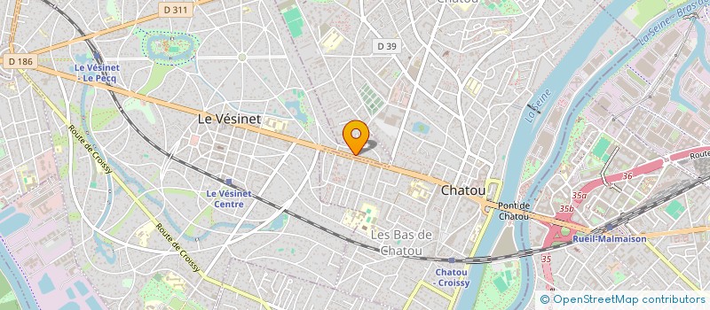 localisation de l'entreprise PHASSON HOLDING  LE VESINET