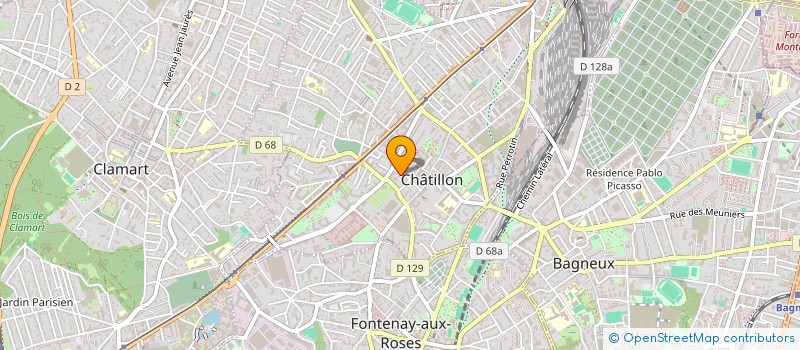 localisation de l'entreprise PHASSOPIK  CHATILLON