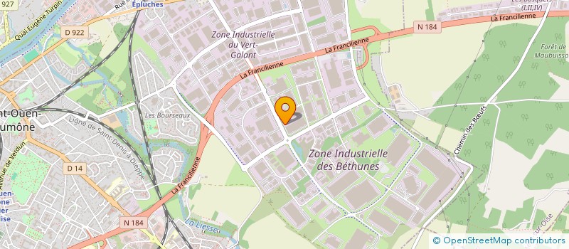 localisation de l'entreprise PHASTAN  SAINT-OUEN-L'AUMONE