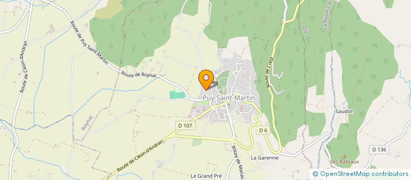 localisation de l'entreprise PHASYS à PUY-SAINT-MARTIN