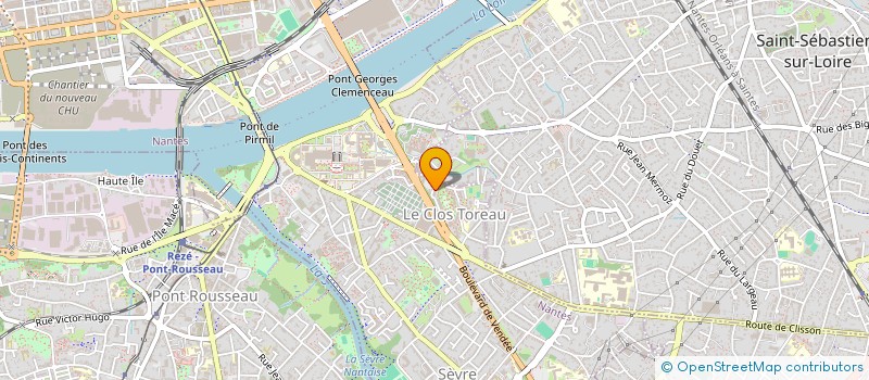 localisation de l'entreprise PHAZER  NANTES