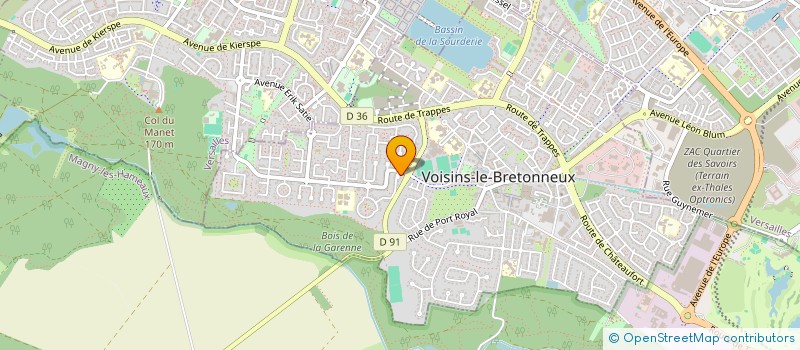 localisation de l'entreprise PHB à VOISINS-LE-BRETONNEUX