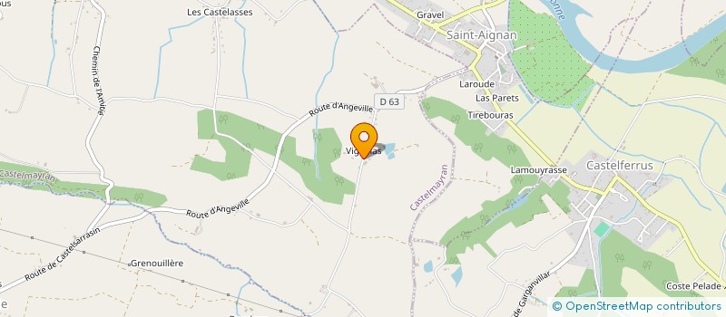 localisation de l'entreprise PHB  CASTELMAYRAN