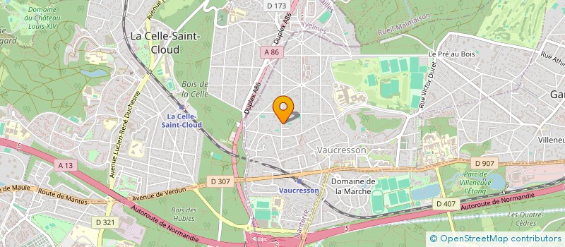 localisation de l'entreprise PHB-A à VAUCRESSON