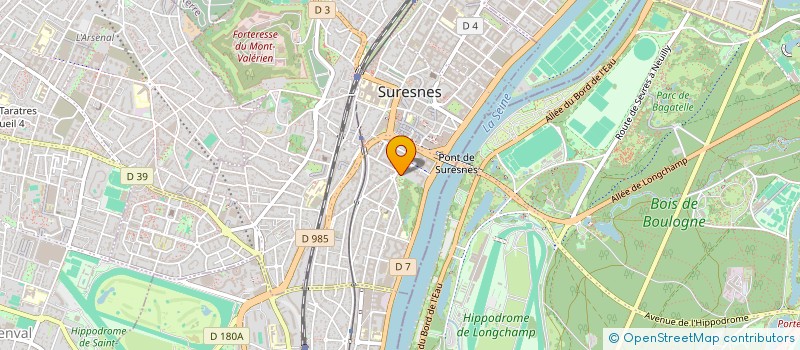 localisation de l'entreprise PHB CONSULTANT à SURESNES