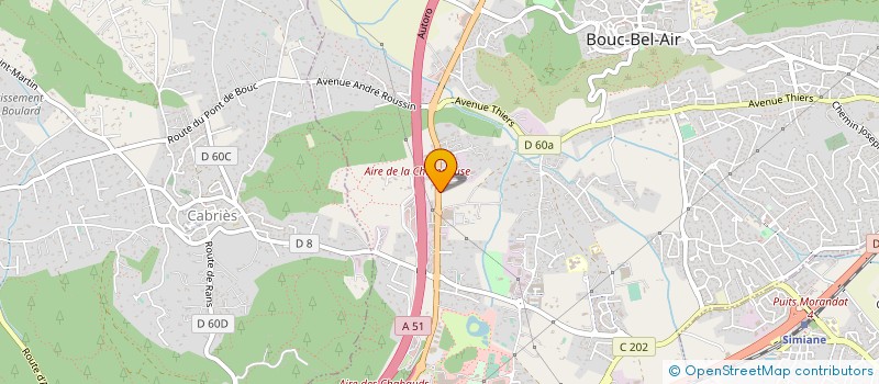 localisation de l'entreprise PHB DISTRIBUTION à BOUC-BEL-AIR