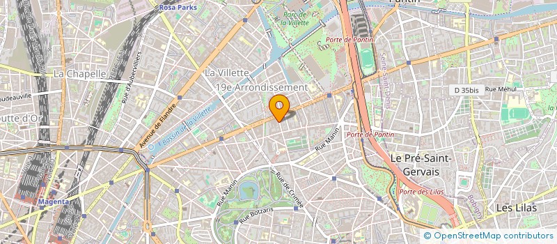 localisation de l'entreprise PHB EDITIONS  PARIS