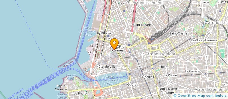 localisation de l'entreprise PHB HOLDING à MARSEILLE 2EME