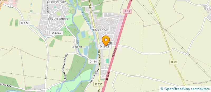 localisation de l'entreprise PHB- INVEST à MORANCEZ