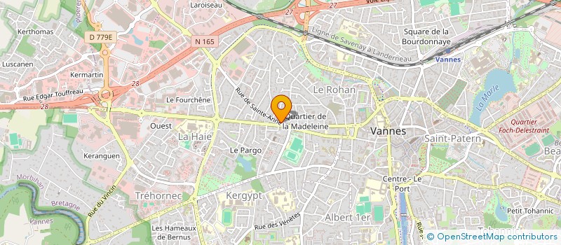 localisation de l'entreprise PHB LOC. APPART  ARRADON