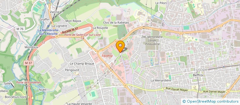 localisation de l'entreprise PHBC GROUPE  SAINT-CYR-SUR-LOIRE