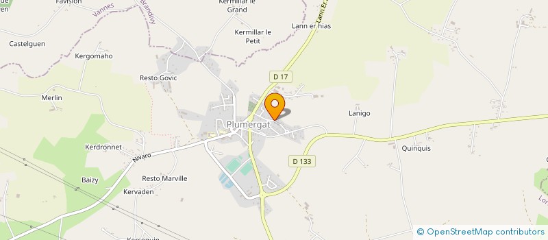 localisation de l'entreprise PHBO  PLUMERGAT