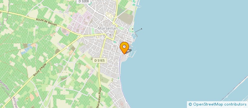 localisation de l'entreprise PHBP à MARSEILLAN