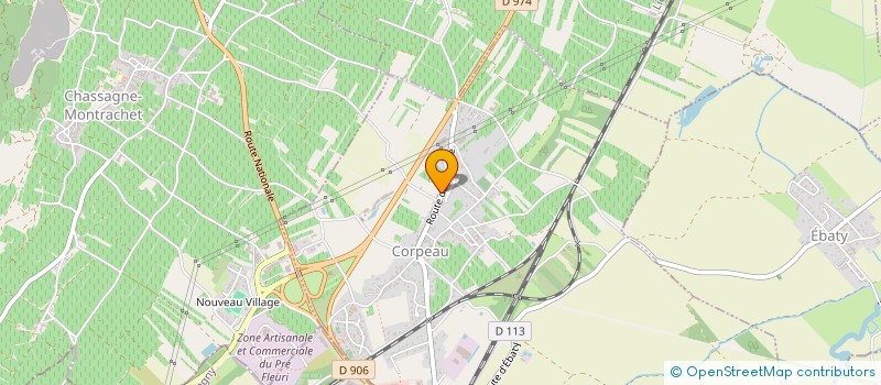 localisation de l'entreprise PHBS  AUXEY-DURESSES