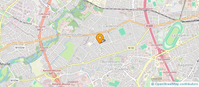 localisation de l'entreprise PHC à TOULOUSE