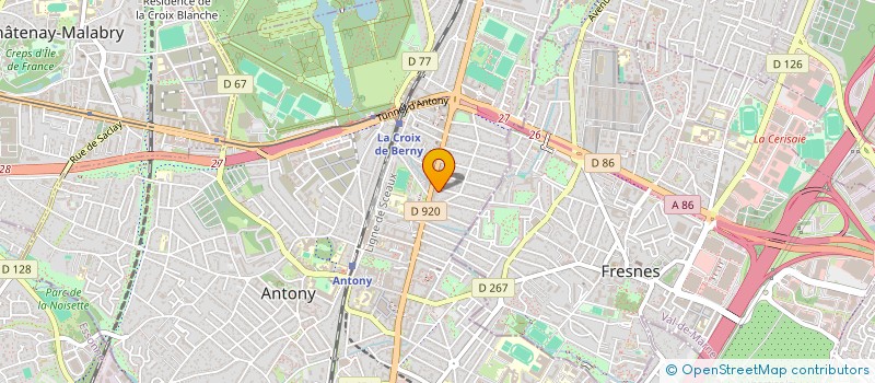 localisation de l'entreprise PHC BRIQUES CONSEIL à ANTONY