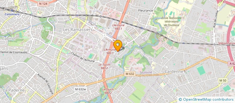 localisation de l'entreprise PHC INVEST  PIBRAC