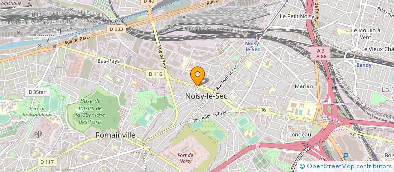 localisation de l'entreprise PHC SECURITE à NOISY LE SEC