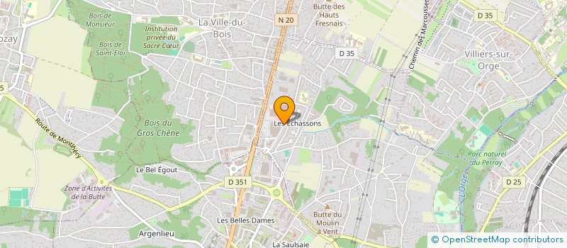 localisation de l'entreprise PHCE à LONGPONT-SUR-ORGE