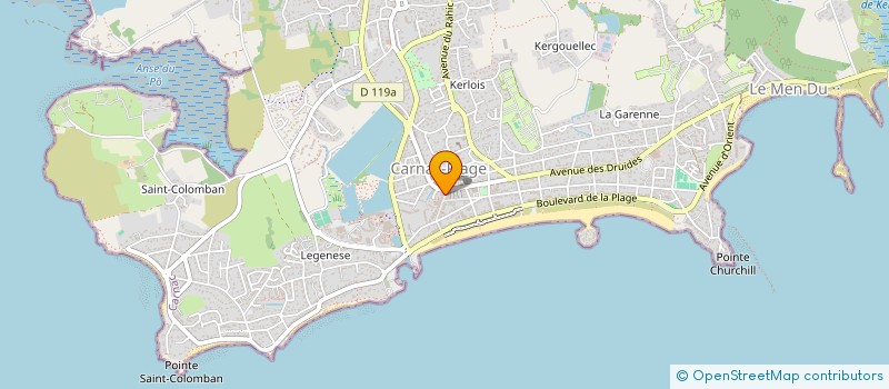 localisation de l'entreprise PHCLC  CARNAC