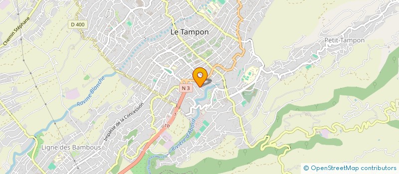 localisation de l'entreprise PHD  LE TAMPON