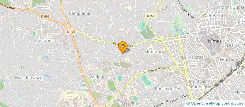 localisation de l'entreprise PHD à NIMES
