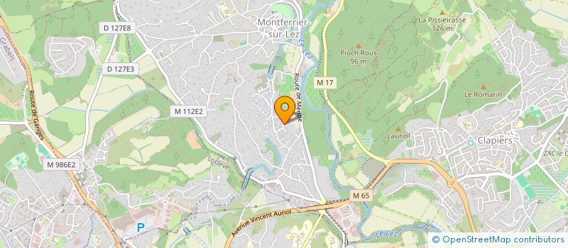 localisation de l'entreprise PHD CONSEILS ET INGENIERIE à MONTFERRIER-SUR-LEZ
