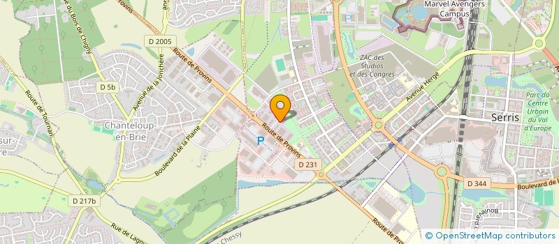 localisation de l'entreprise PHD IMMO 2  SERRIS