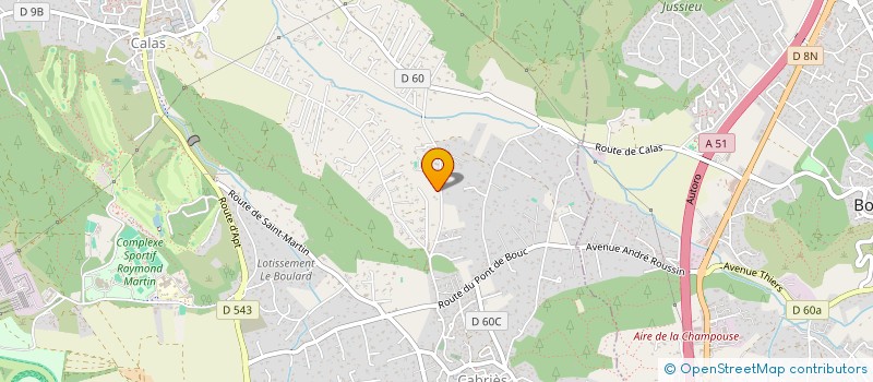 localisation de l'entreprise PHD INGENICOM à CABRIES