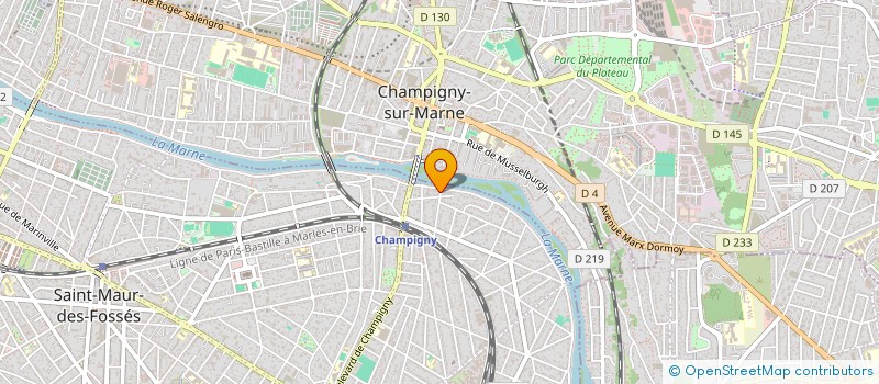 localisation de l'entreprise PHD INVEST à SAINT-MAUR-DES-FOSSES