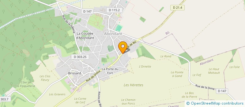 localisation de l'entreprise PHD LIMO à ABONDANT