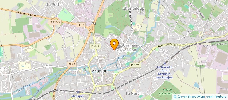 localisation de l'entreprise PHDTCONSULTING à SAINT-GERMAIN-LES-ARPAJON