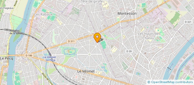 localisation de l'entreprise PHDX64  LE VESINET