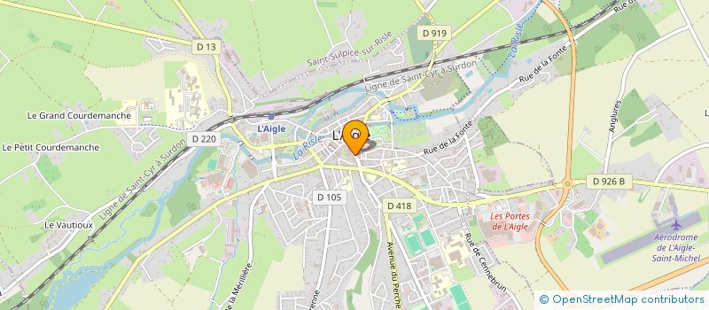 localisation de l'entreprise PHE à L'AIGLE