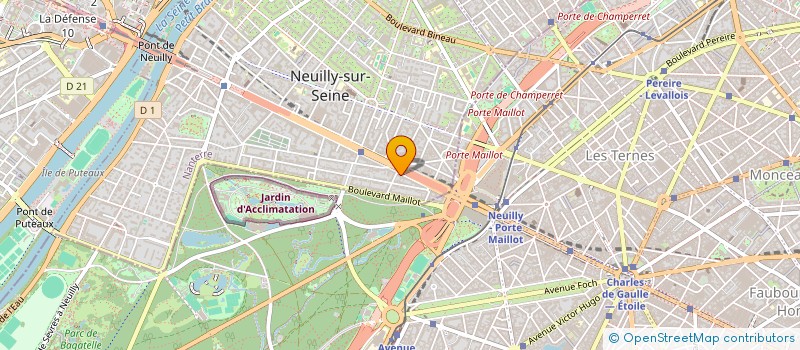localisation de l'entreprise PHE à NEUILLY-SUR-SEINE